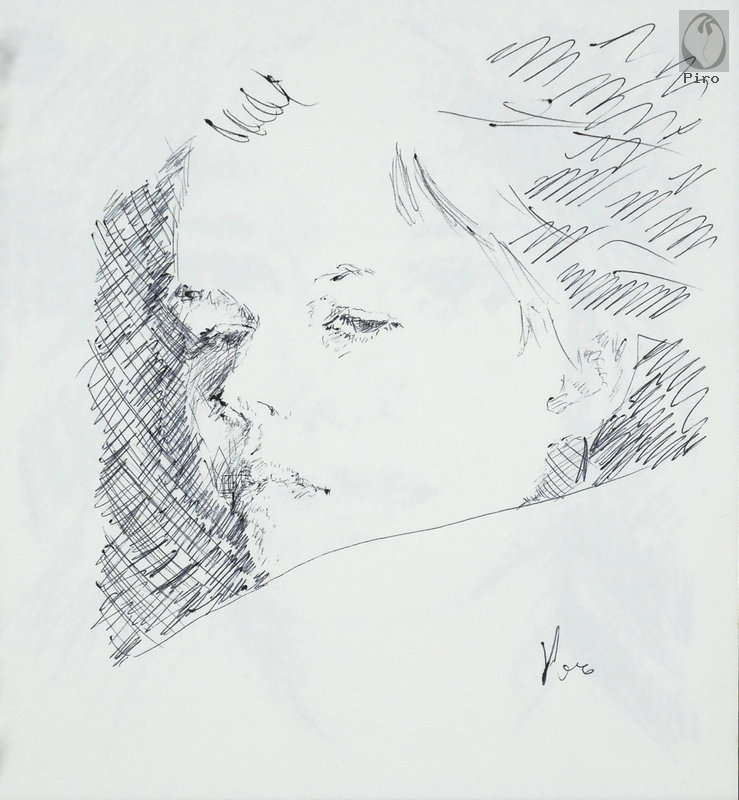 drawing - disegno al tratto di Piro
